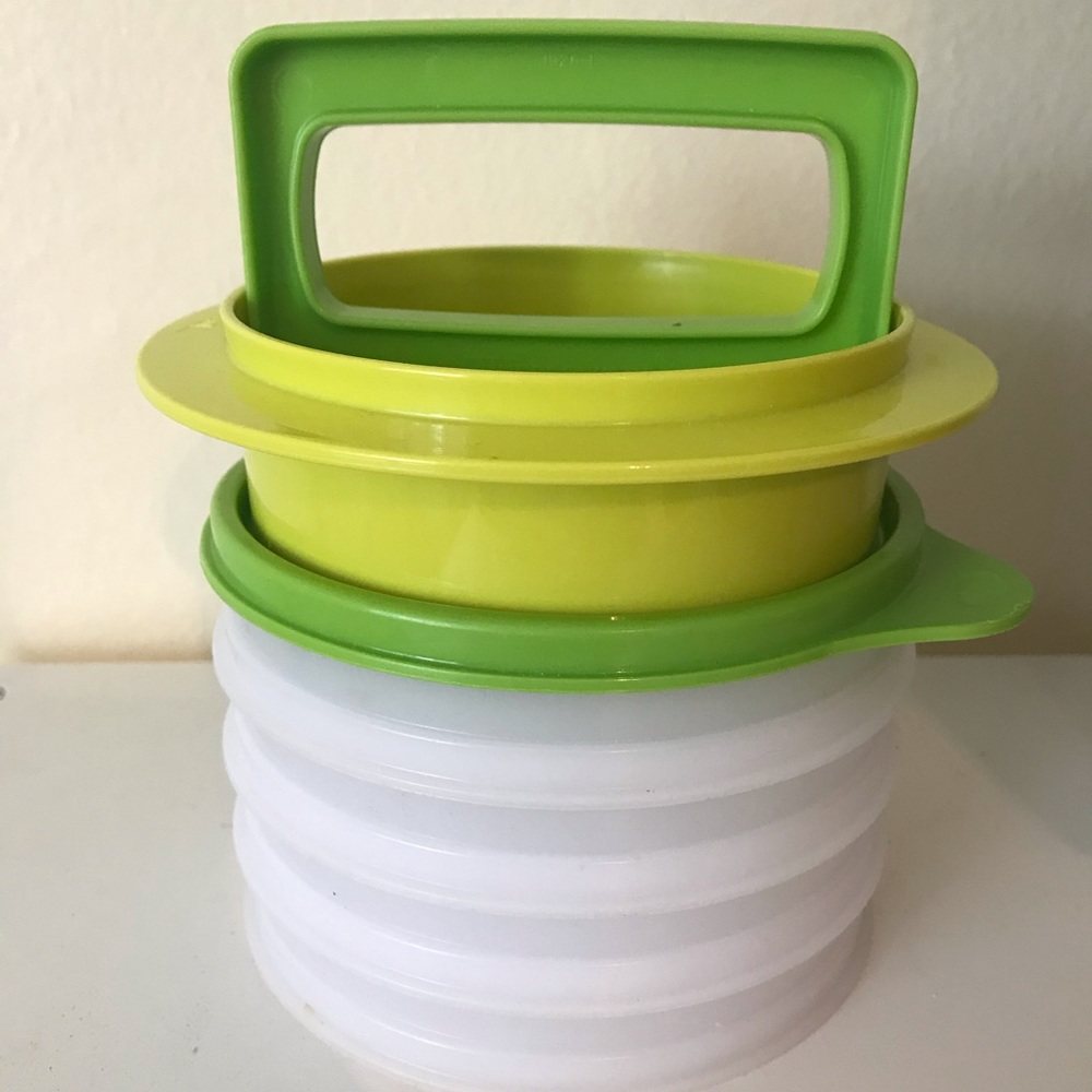 Tupperware Burger Press
